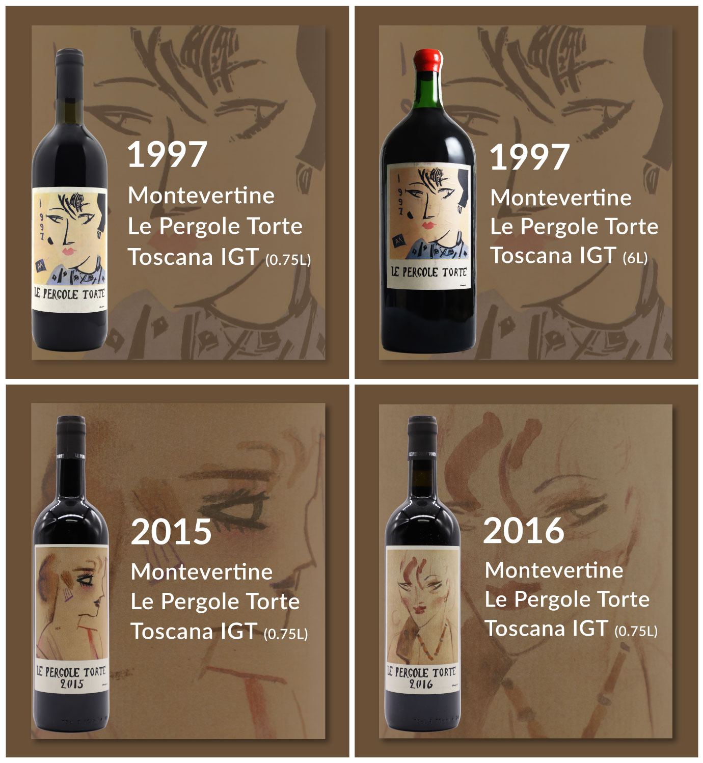 1997 Montevertine Le Pergole Torte Toscana IGT 