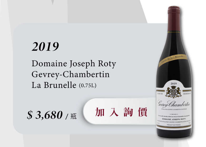 2019 Domaine Joseph Roty Gevrey-Chambertin La Brunelle