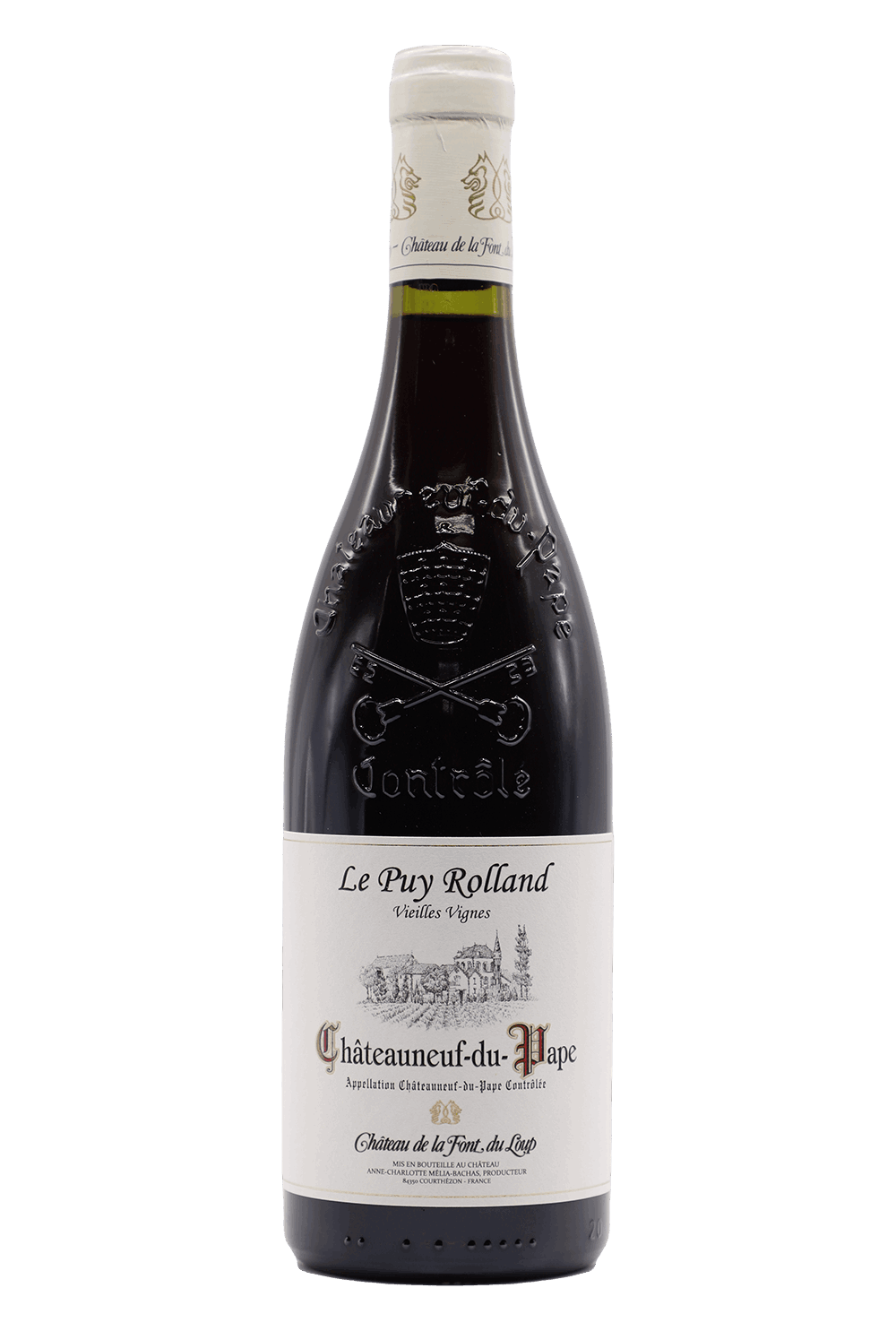 2015 Chateau De La Font Du Loup Chateauneuf Du Pape Le Puy Rolland Vieilles Vignes