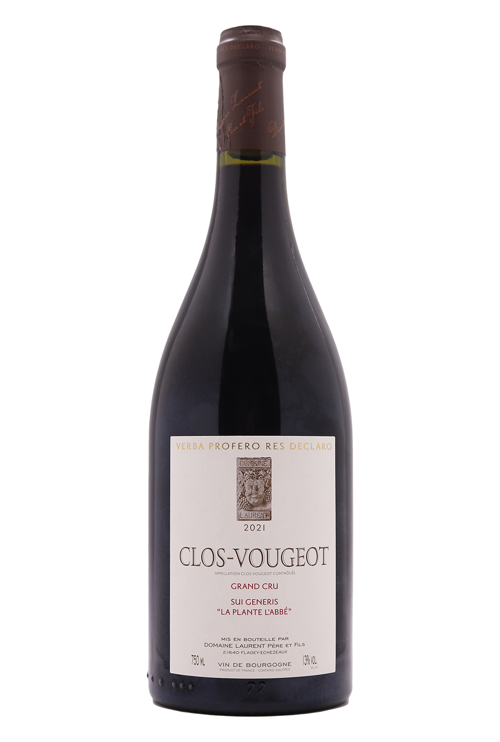 2021 Domaine Laurent P&F Clos Vougeot Grand Cru Cuvee Sui Generis La Plante L'Abbe Vieilles Vignes