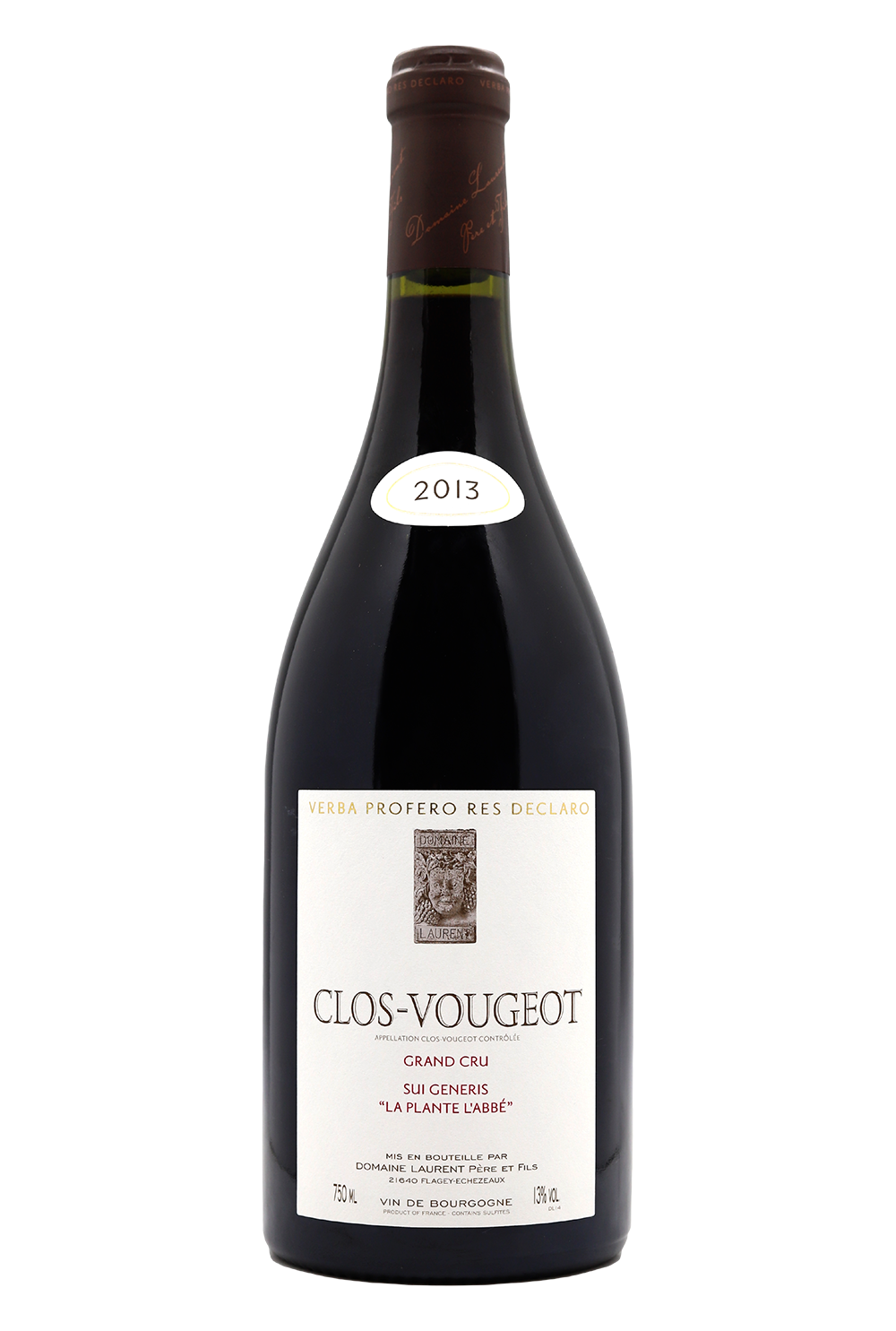 2013 Domaine Laurent P&F Clos Vougeot Grand Cru Cuvee Sui Generis La Plante L'Abbe Vieilles Vignes