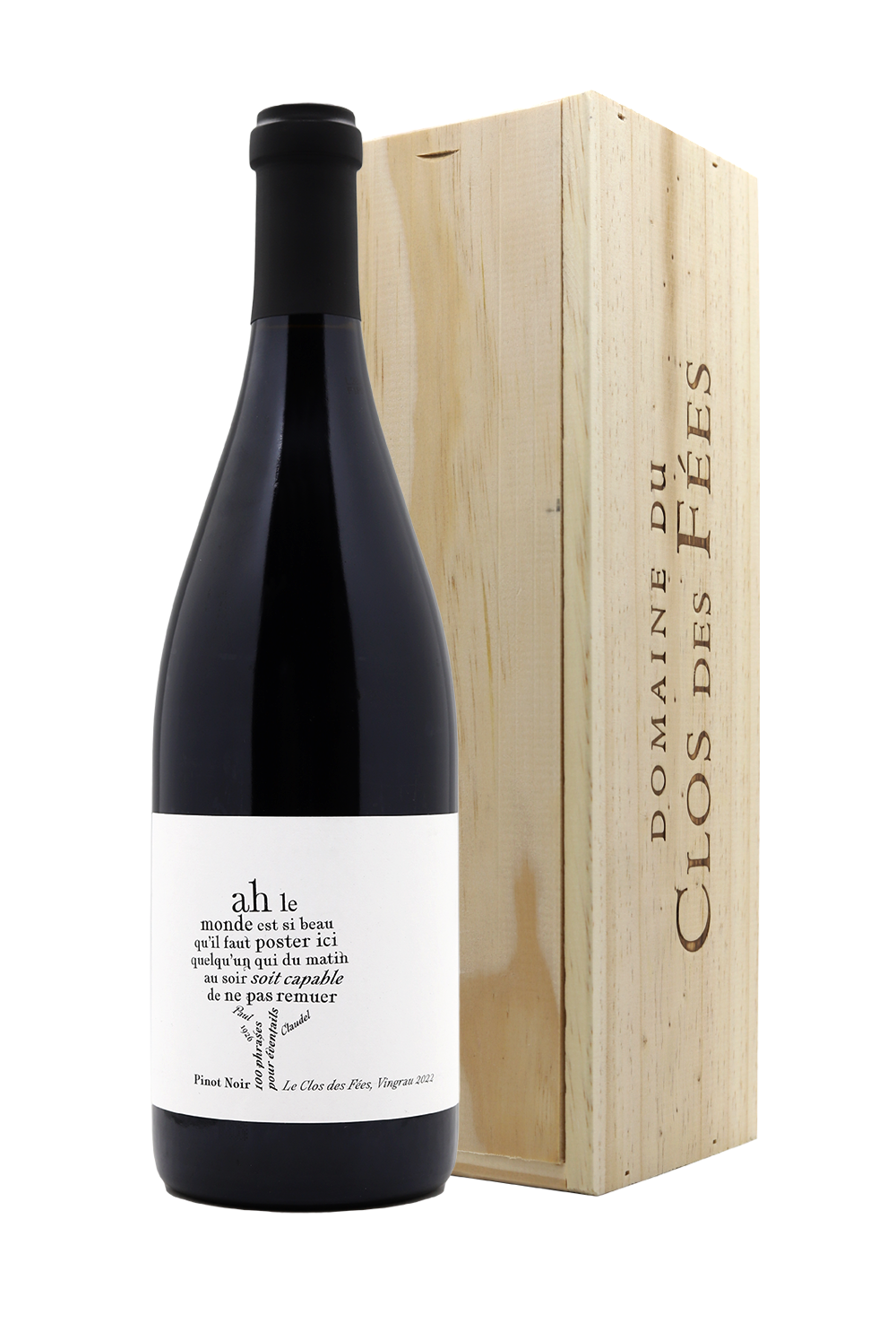 2022 Domaine du Clos des Fees 100 Phrases Pour Eventails IGP Cotes Catalanes Pinot Noir