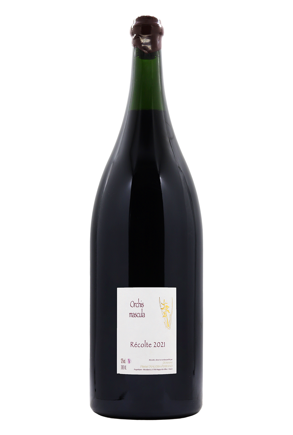 2021 Claire Naudin Bourgogne Hautes Cotes de Beaune Orchis Mascula Rouge 6L