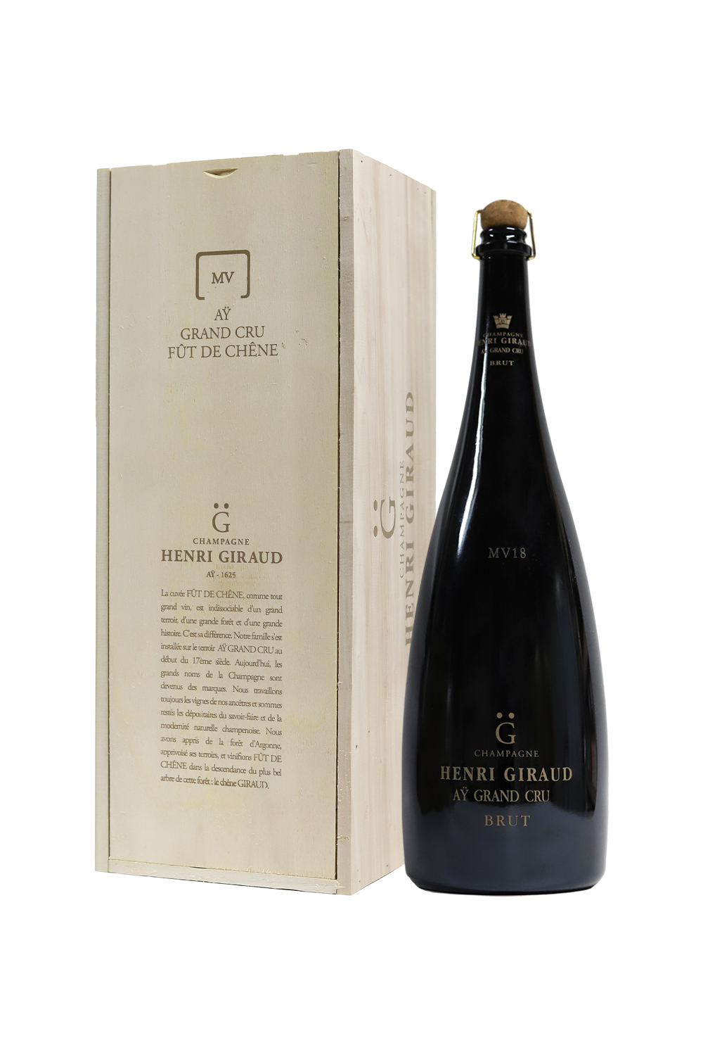 NV Henri Giraud Fut De Chene MV18 Ay Grand Cru Brut 3L