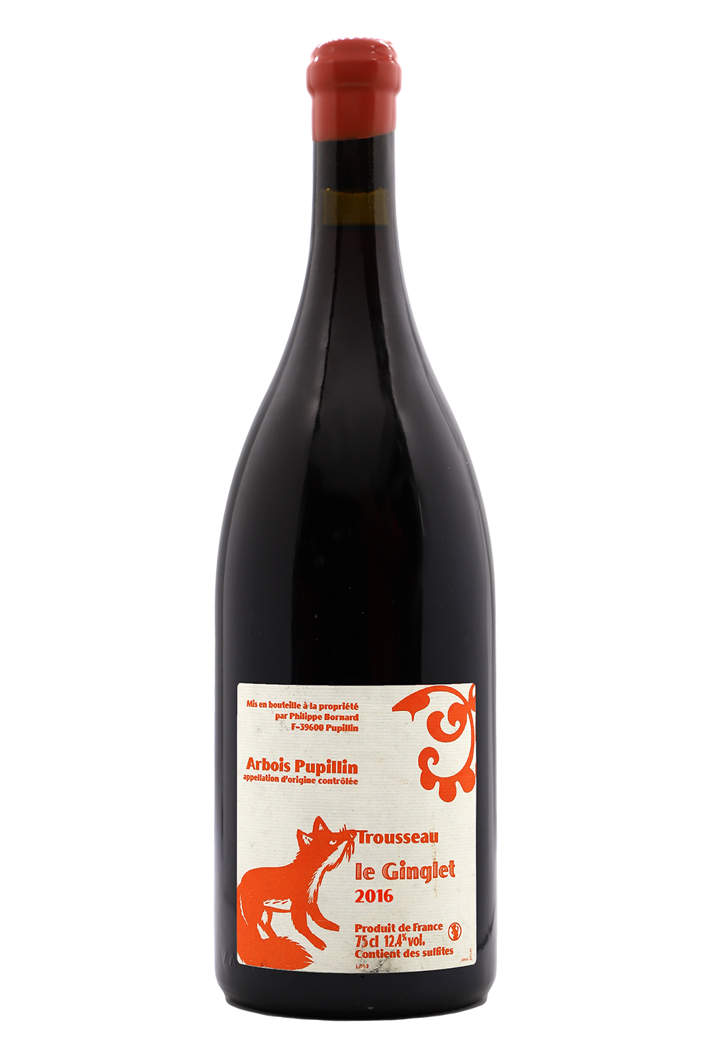 2016 Annie et Philippe Bornard Arbois-Pupillin Le Ginglet Trousseau Jura Rouge Magnum