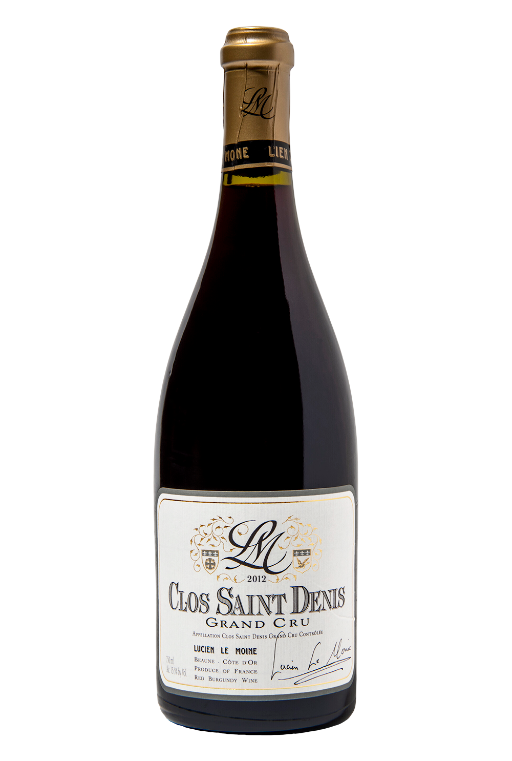 2012 Lucien Le Moine Clos Saint Denis Grand Cru