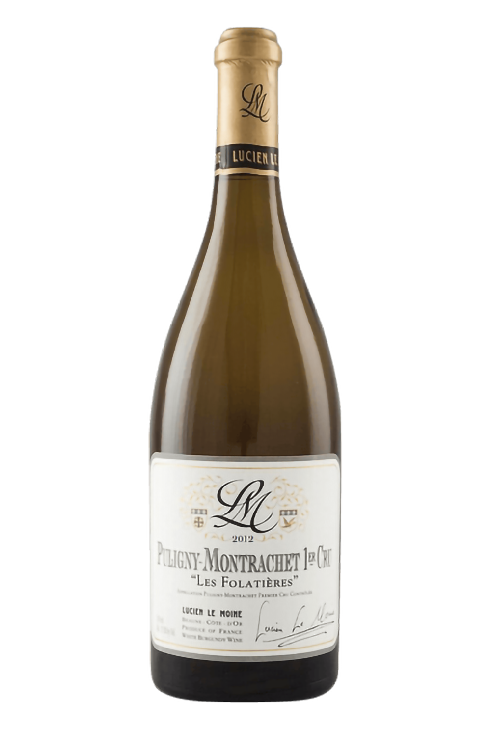 2012 Lucien Le Moine Puligny Montrachet 1er Cru Folatieres