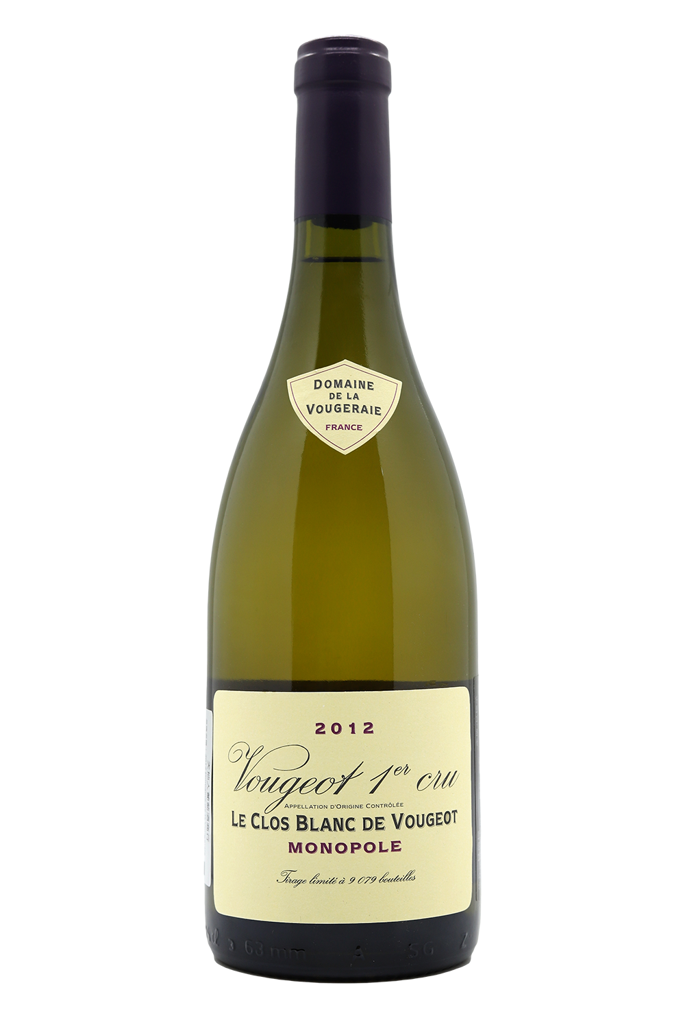 2012 Domaine de la Vougeraie Vougeot 1er Cru Le Clos Blanc de Vougeot Monopole