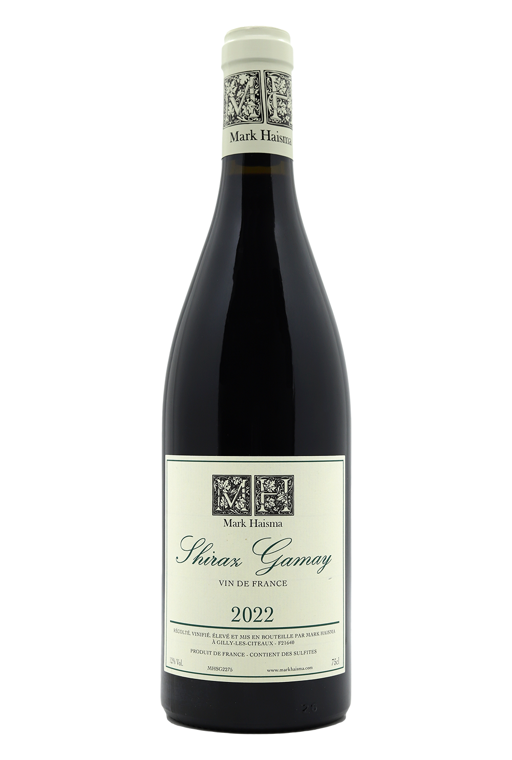 2022 Mark Haisma Vin de France Shiraz - Gamay