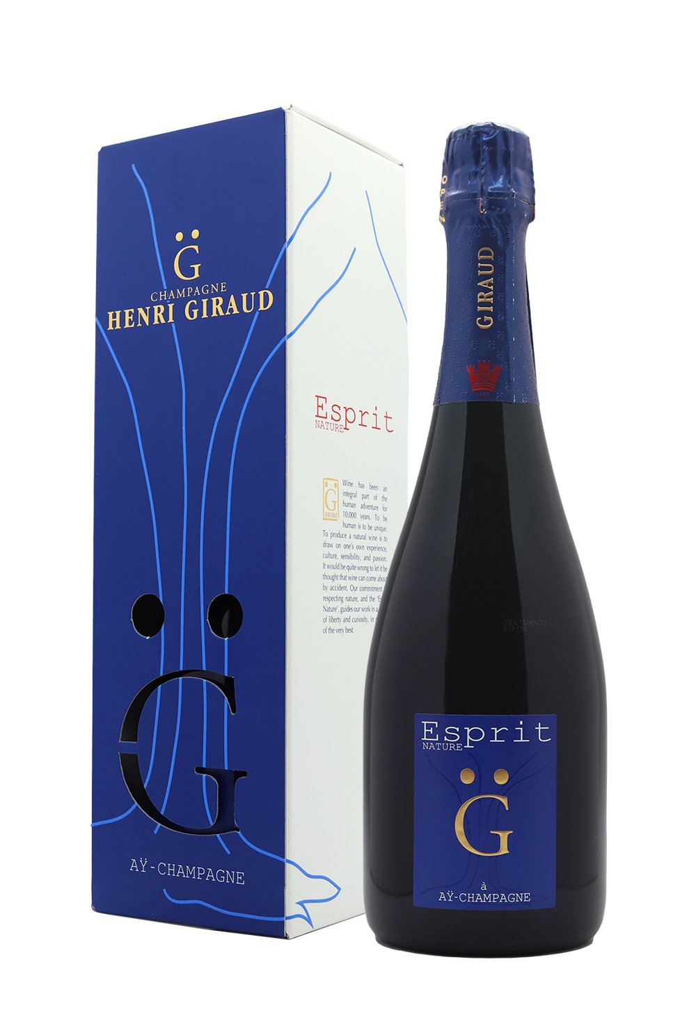 NV Henri Giraud Cuvee Esprit Nature Brut Gift Box