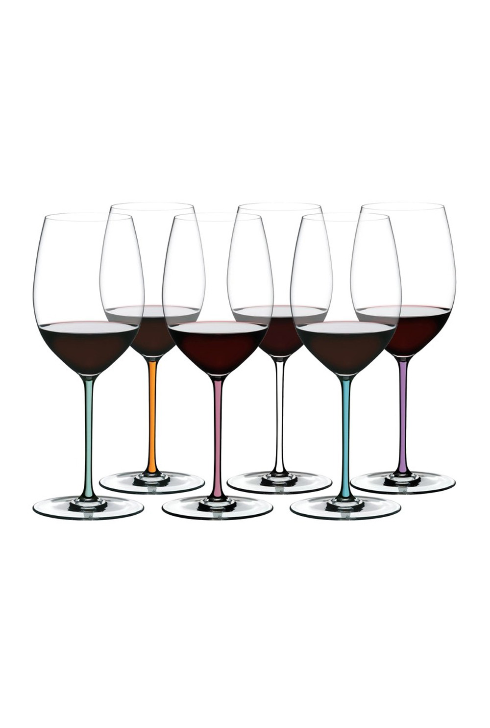 Riedel Fatto a Mano Cabernet 625ml 彩梗六入超值組 Vol.3