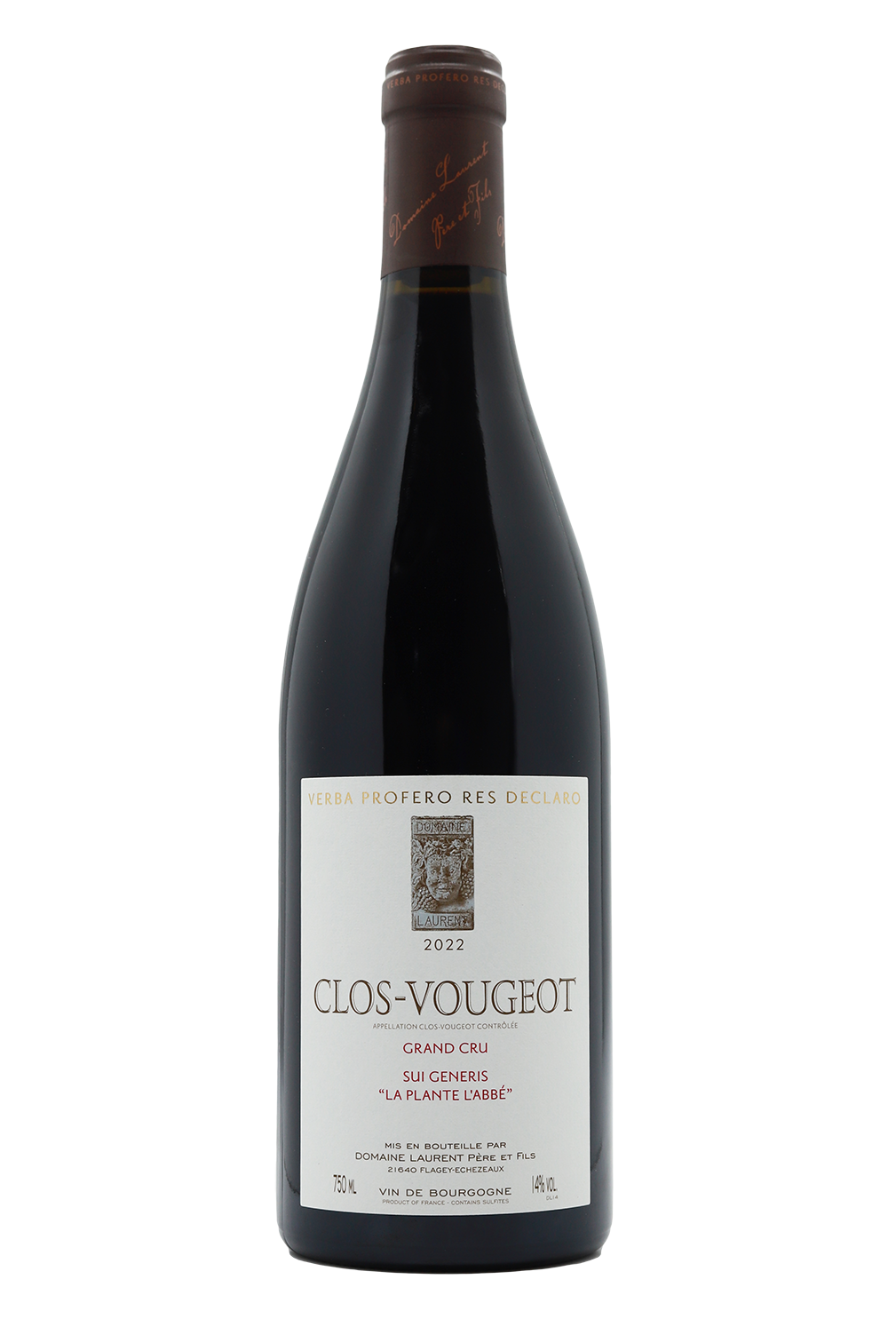 2022 Domaine Laurent P&F Clos Vougeot Grand Cru Cuvee Sui Generis La Plante L'Abbe Vieilles Vignes